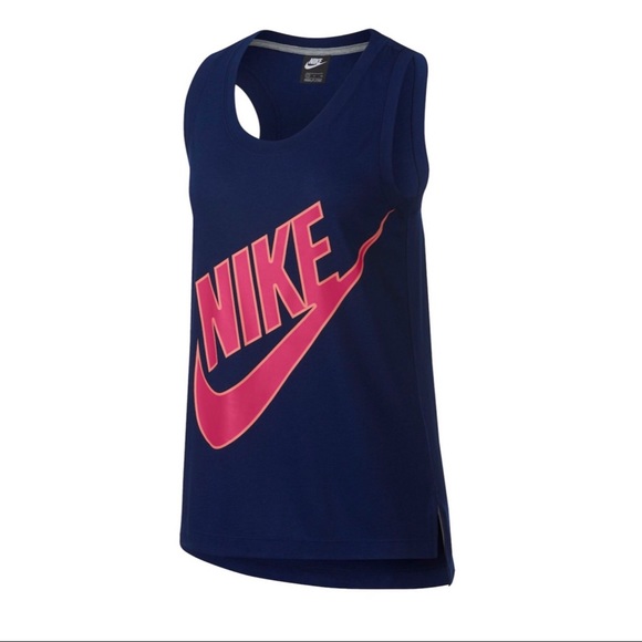Nike Blue Tank Top (S) NWT - Picture 3 of 6